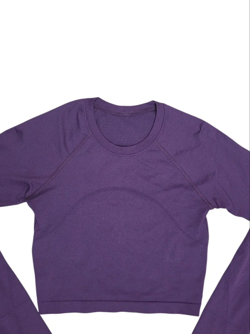 Lululemon Swiftly Tech Cropped Long-Sleeve Shirt 2.0 Size 6 Dramatic Magenta